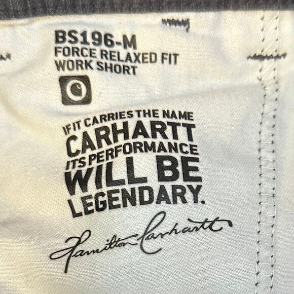 Carhartt Force Relaxed Fit Work Shorts Men’s Size 42 Dark Gray Cargo BS196-M - Picture 4 of 8